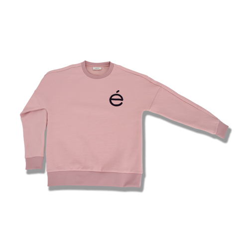Ecrit  E-logo sweat pink